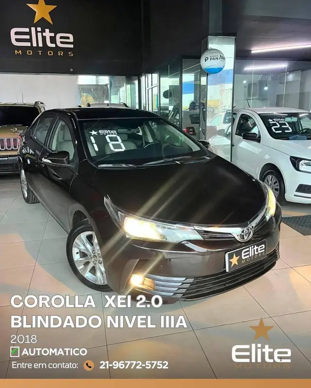 Carro Toyota Corolla 2018 2.0 XEi Multi-Drive S (Flex)