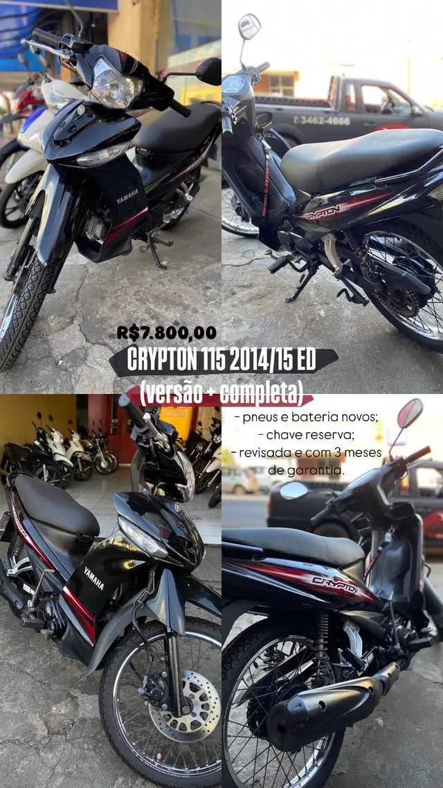 Moto Yamaha Crypton 115 2015 ED