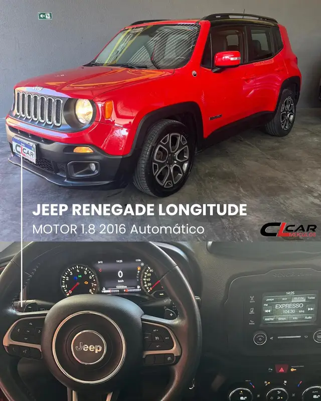 Carro Jeep Renegade 2016 Longitude 1.8 4x2 (Aut) (Flex)