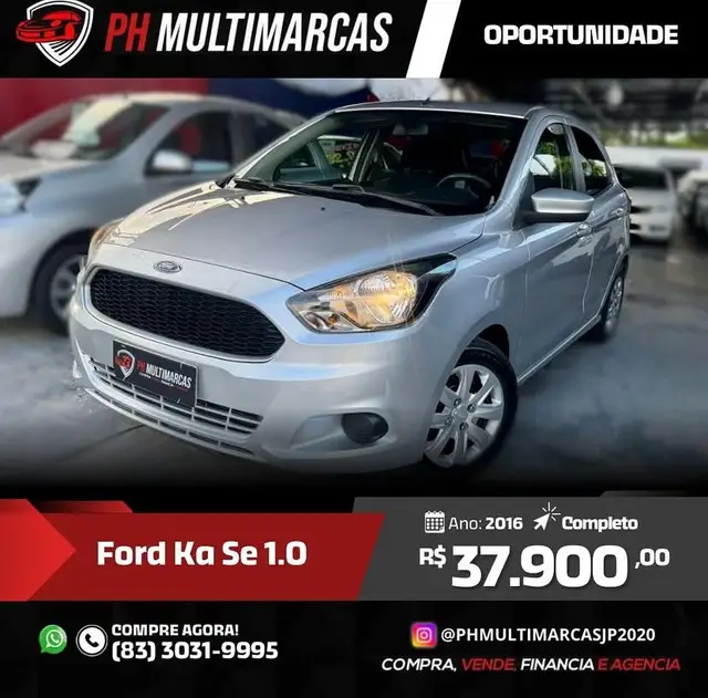 Carro Ford Ka 2016 SE 1.0 (Flex)