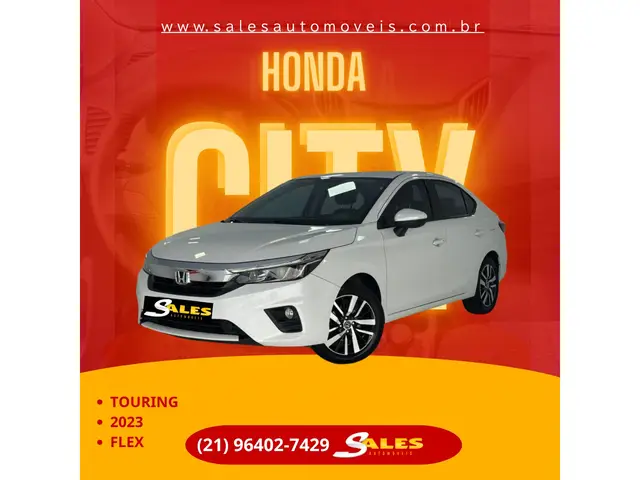 Carro Honda City 2023 Touring 1.5 (Aut)