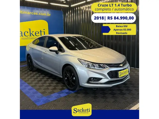 Carro Chevrolet Cruze 2018 LT 1.4 16V Ecotec (Aut) (Flex)