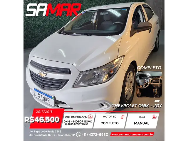 Carro Chevrolet Onix 2018 1.0 Joy SPE/4