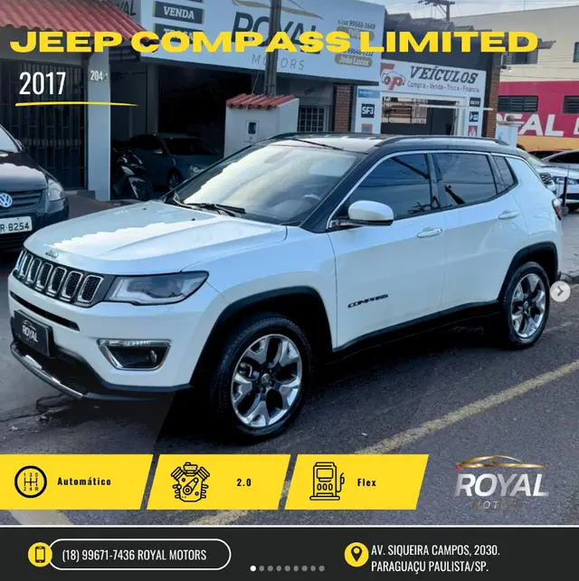 Carro Jeep Compass 2017 2.0 Limited (Aut) (Flex)