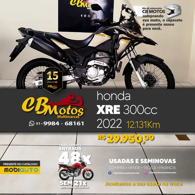 Moto Honda XRE 300 2022 (ABS) (Flex)
