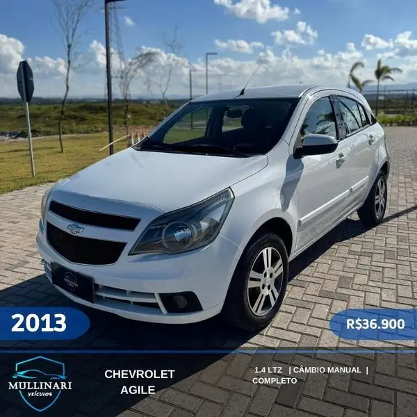 Carro Chevrolet Agile 2013 LT 1.4 8V (Flex)