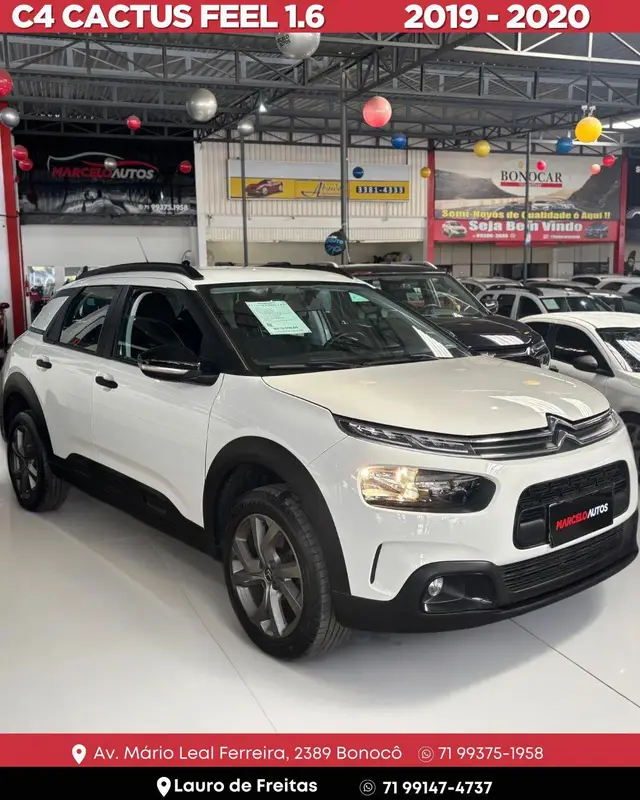 Carro Citroën C4 Cactus 2020 1.6 Feel (Flex)