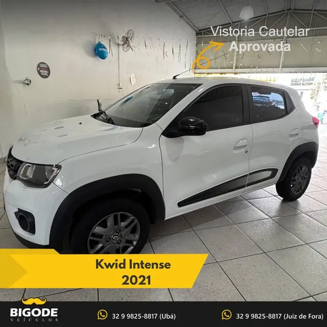 Carro Renault Kwid 2021 Intense 1.0 12v SCe (Flex)