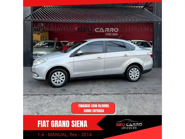 Carro Fiat Grand Siena 2014 Evo Attractive 1.4 8V (Flex)