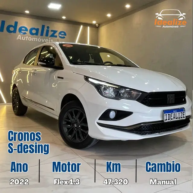 Carro Fiat Cronos 2022 Drive 1.3