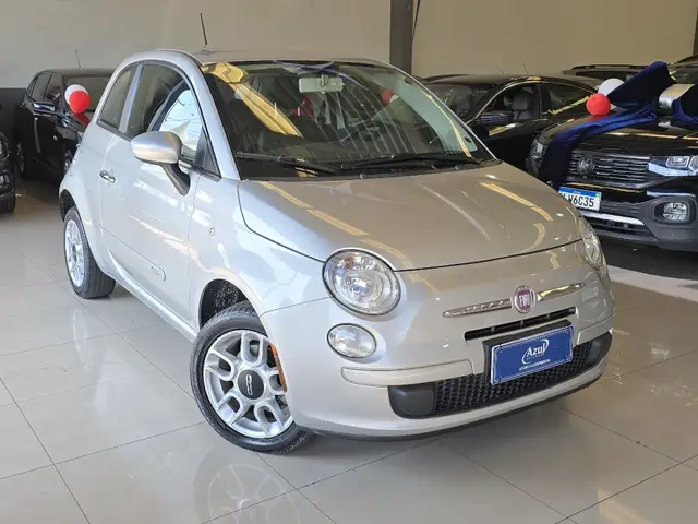 Carro Fiat 500 2013 Cult Dualogic 1.4 8V