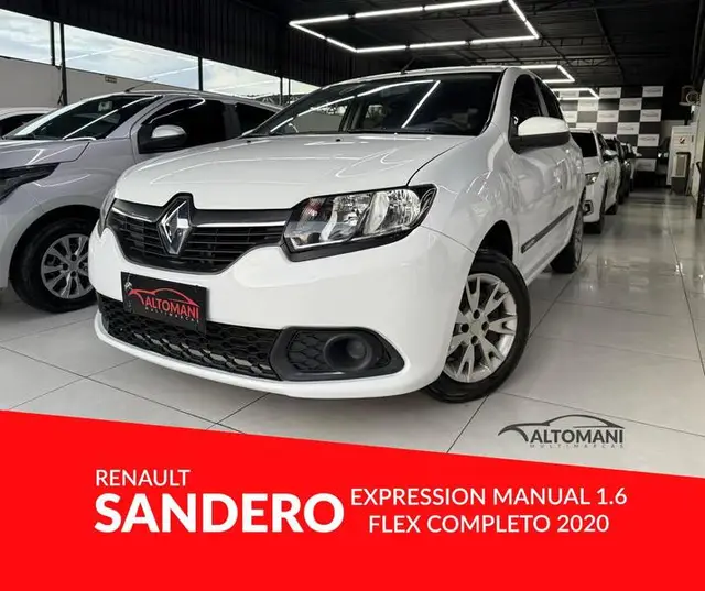 Carro Renault Sandero 2020 Expression 1.6 16V SCe (Flex)