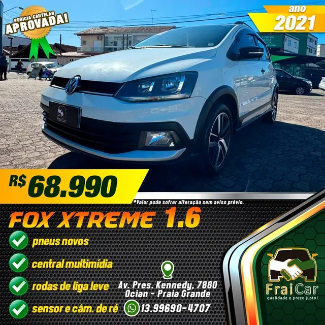 Carro Volkswagen Fox 2021 1.6 MSI Xtreme (Flex)