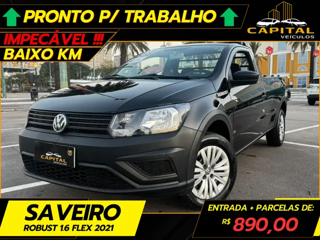 Carro Volkswagen Saveiro 2021 Robust 1.6 MSI CS (Flex)