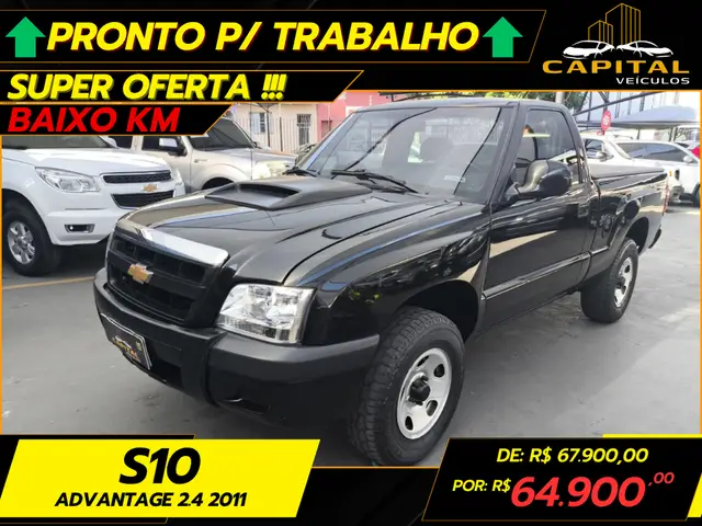 Carro Chevrolet S10 Cabine Simples 2011 S10 Advantage 4x2 2.4 (Flex) (Cab Simples)