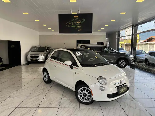 Carro Fiat 500 2014 Cult Dualogic 1.4 Evo (Flex)