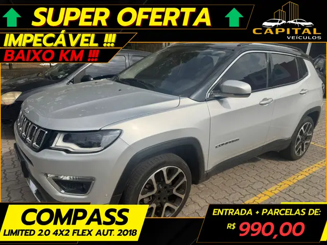 Carro Jeep Compass 2018 2.0 Limited (Aut) (Flex)