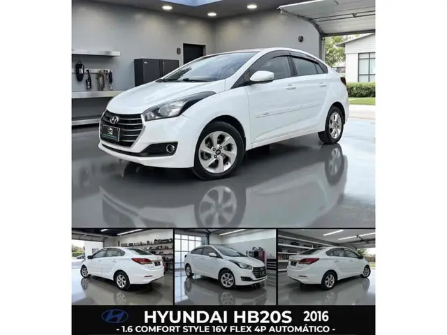 Carro Hyundai HB20S 2016 1.6 Comfort Style (Flex)