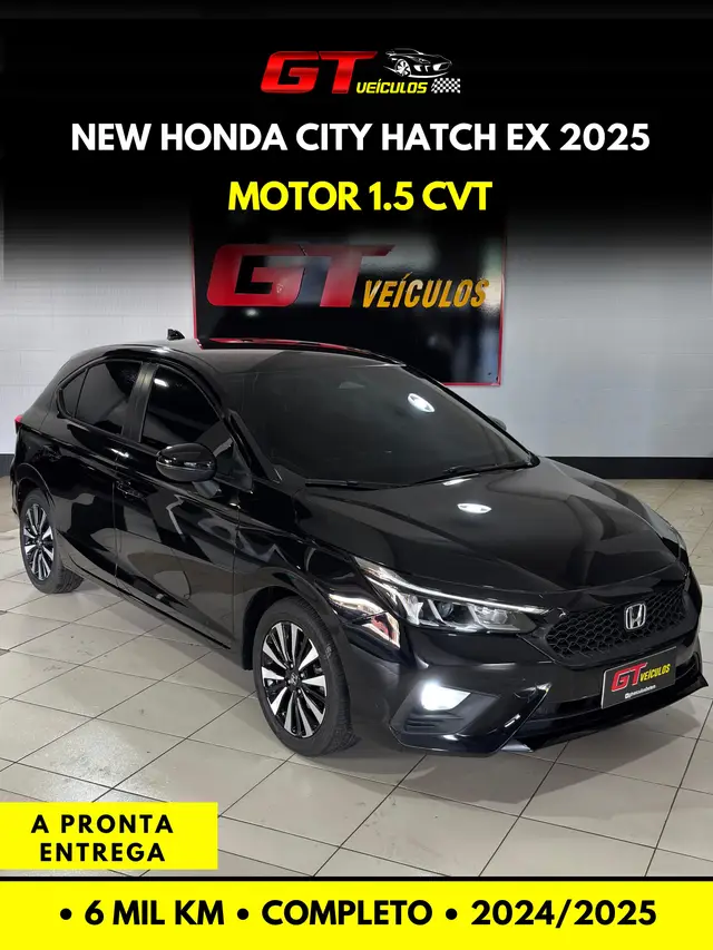 Carro Honda City Hatch 2025 EX 1.5 (Aut.)