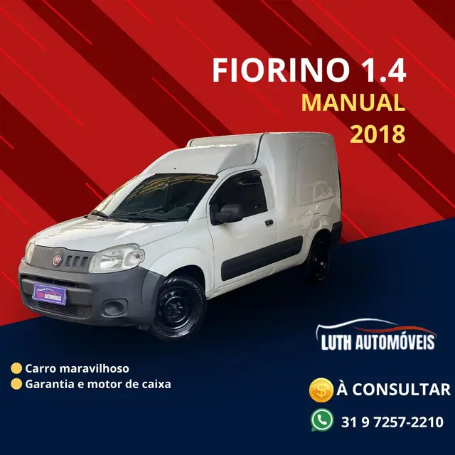 Carro Fiat Fiorino 2018 Furgão 1.4 Evo (Flex)