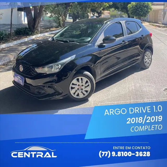Carro Fiat Argo 2019 Drive 1.0 Firefly (Flex)