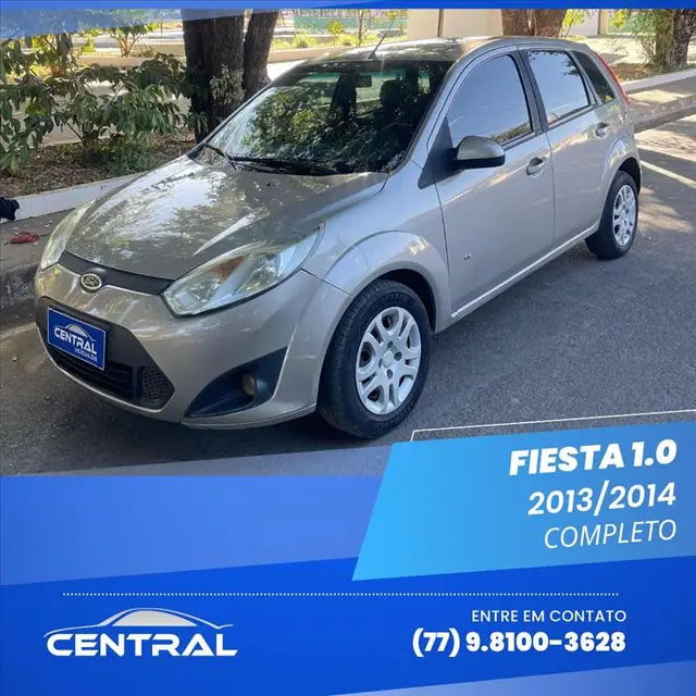 Carro Ford Fiesta Hatch 2014 SE 1.0 RoCam (Flex)