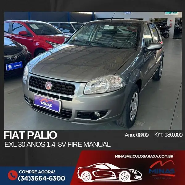 Carro Fiat Palio 2009 1.0 Economy Fire
