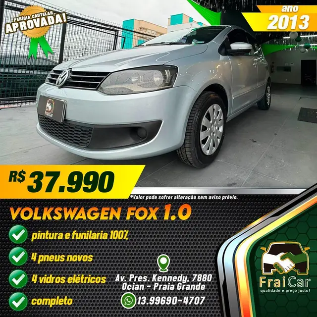 Carro Volkswagen Fox 2013 1.0 VHT (Flex) 4p