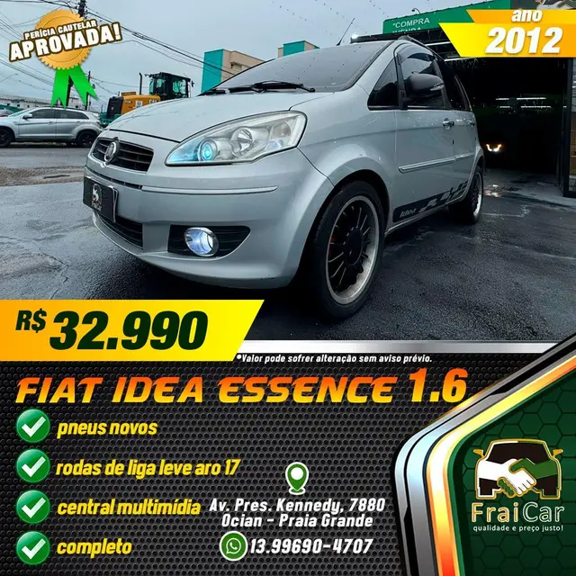 Carro Fiat Idea 2012 Essence 1.6 16V E.TorQ Dualogic (Flex)