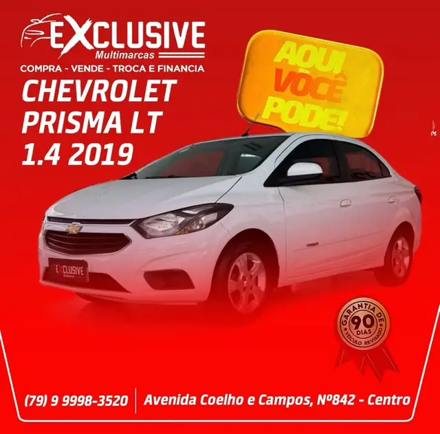 Carro Chevrolet Prisma 2019 1.4 SPE/4 Eco LT