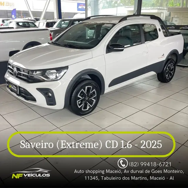 Carro Volkswagen Saveiro 2025 Extreme CD 1.6