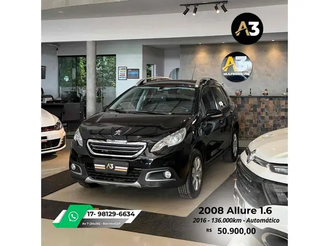 Carro Peugeot 2008 2016 Allure 1.6 16V (Flex)