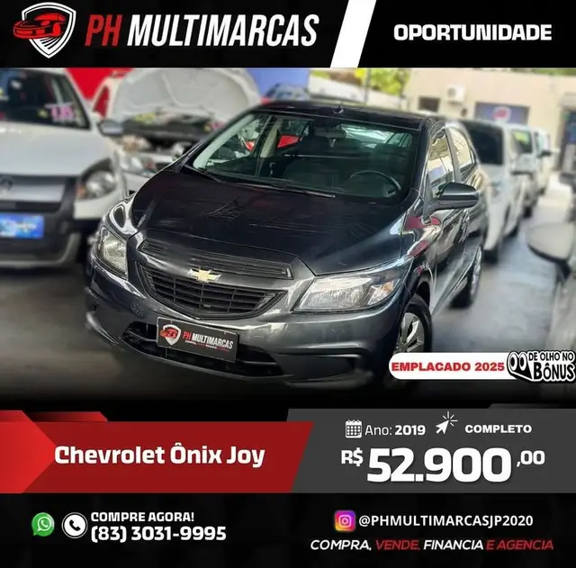 Carro Chevrolet Onix 2019 1.0 Joy SPE/4