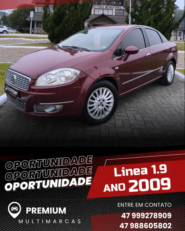 Carro Fiat Linea 2009 1.9 16V (Flex)