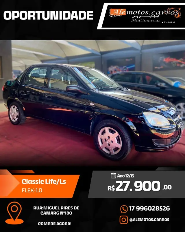 Carro Chevrolet Classic 2013 LS VHC E 1.0 (Flex)