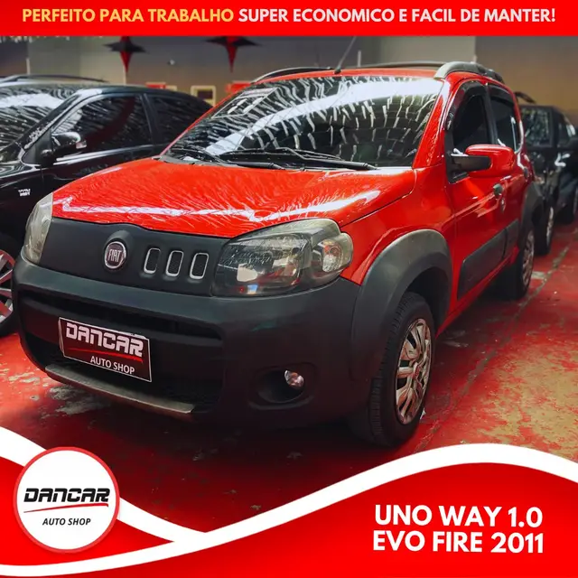 Carro Fiat Uno 2011 Way 1.0 8V (Flex) 4p