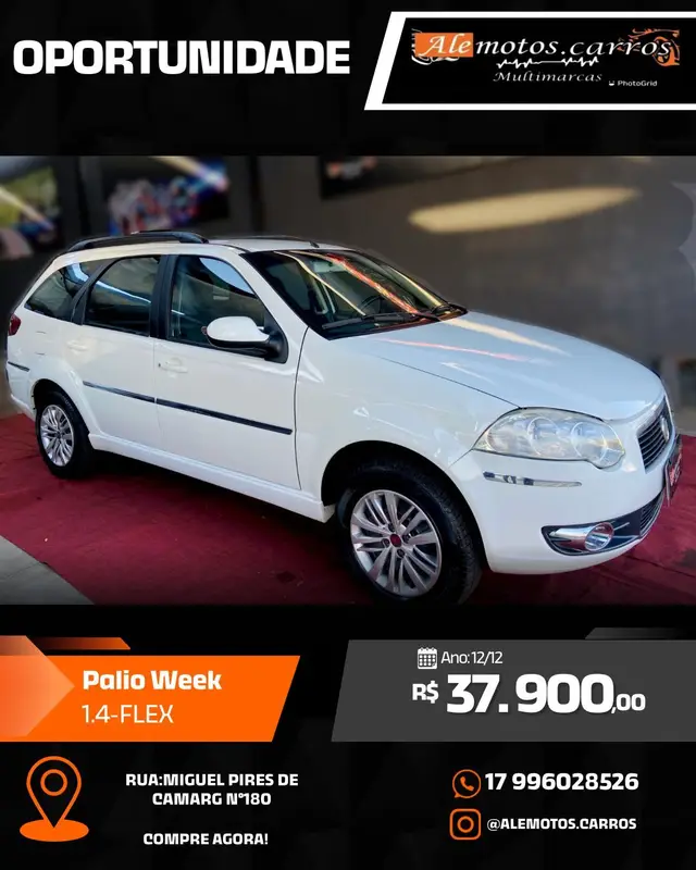 Carro Fiat Palio 2012 Attractive 1.4 8V (Flex)