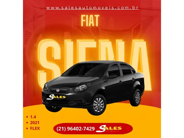 Carro Fiat Grand Siena 2021 Evo Attractive 1.4 8V (Flex)