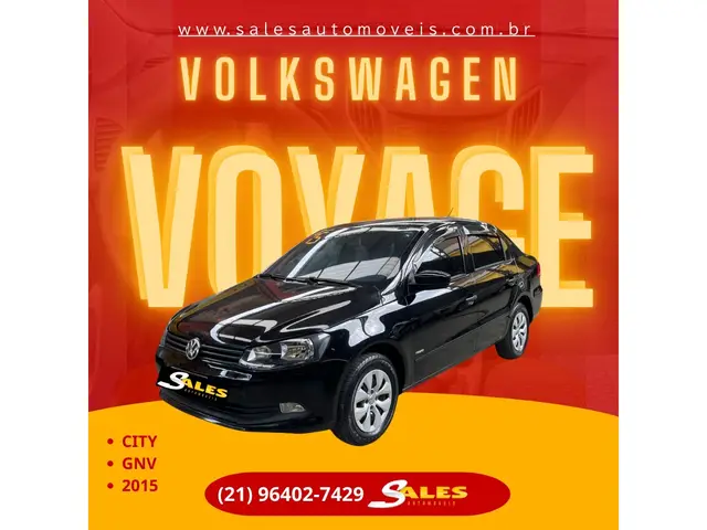 Carro Volkswagen Voyage 2015 1.6 VHT City (Flex)
