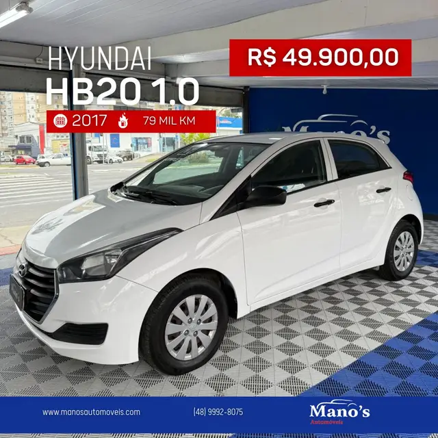 Carro Hyundai HB20 2017 1.0 Comfort (Flex)
