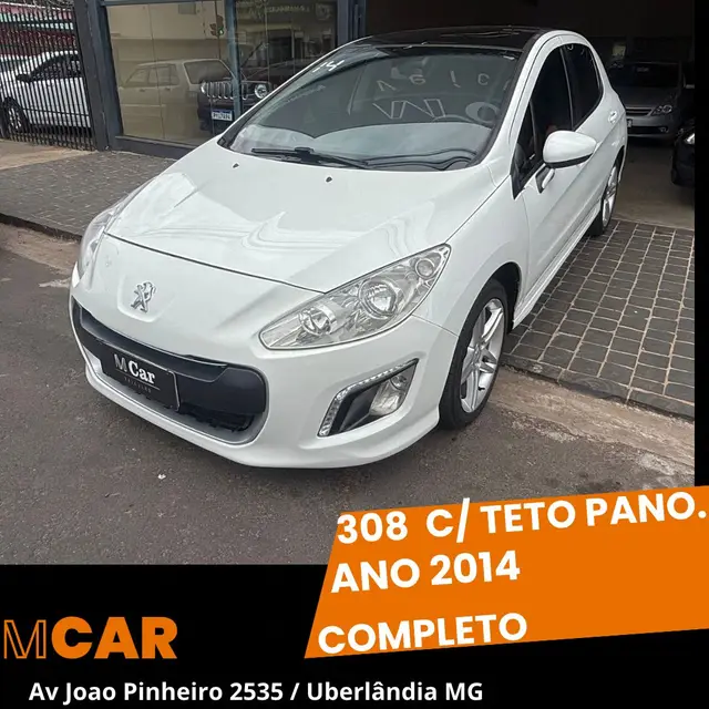Carro Peugeot 308 2014 Active 1.6 16v (Flex)