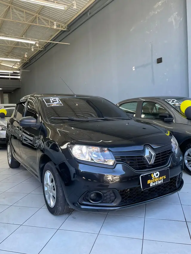 Carro Renault Sandero 2019 Authentique 1.0 12V SCe (Flex)