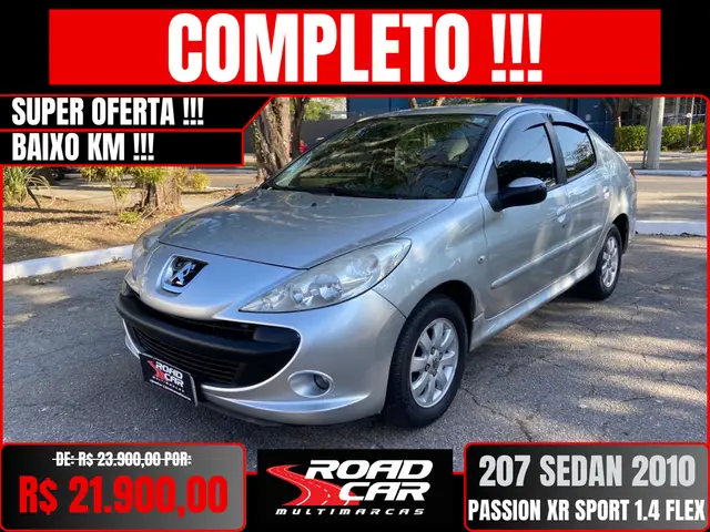 Carro Peugeot 207 Sedan 2010 207 Passion XR 1.4 8V (flex)
