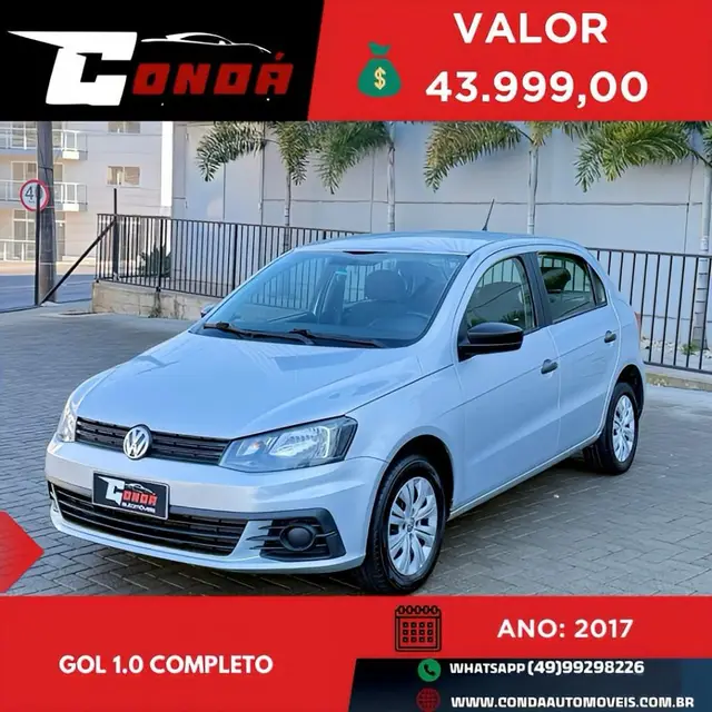 Carro Volkswagen Gol 2017 City 1.0 (Flex) 4p