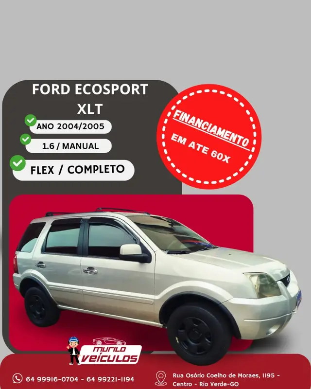 Carro Ford EcoSport 2005 Ecosport XLT 1.6 (Flex)