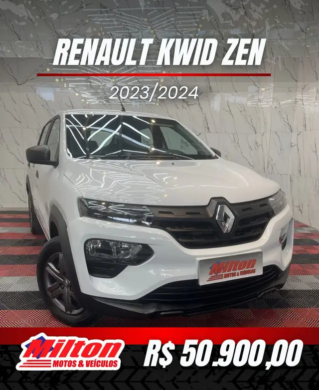 Carro Renault Kwid 2024 Zen 1.0 12v SCe (Flex)