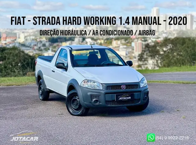 Carro Fiat Strada 2020 Hard Working 1.4 (Flex) (Cabine Simples)