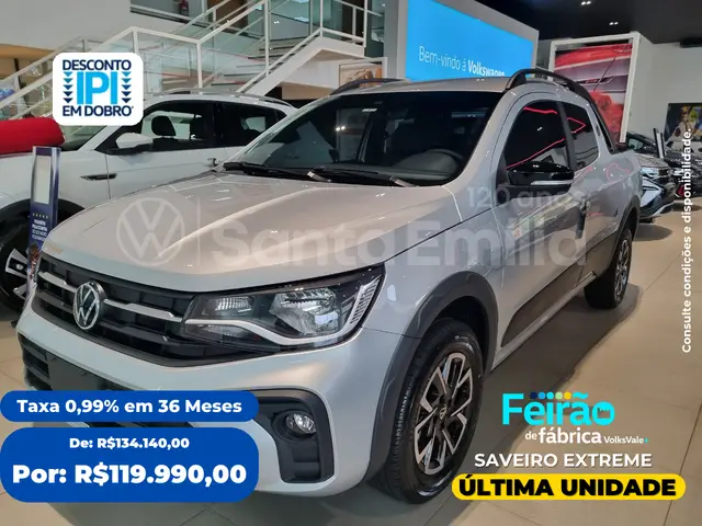 Carro Volkswagen Saveiro 2025 Extreme CD 1.6