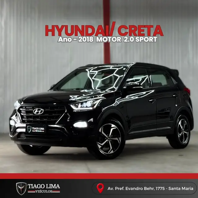 Carro Hyundai Creta 2018 Sport 2.0 (Aut) (Flex)