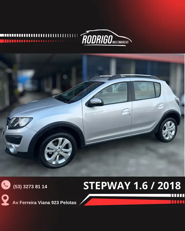 Carro Renault Sandero Stepway 2019 Expression 1.6 16V SCe (Flex)